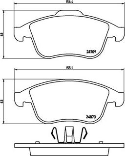 Magneti Marelli 363700468045 - Bremžu uzliku kompl., Disku bremzes autospares.lv