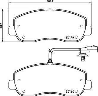 Magneti Marelli 363700468062 - Bremžu uzliku kompl., Disku bremzes www.autospares.lv