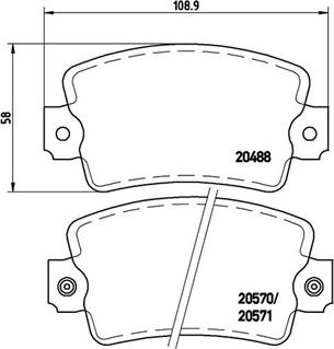 Magneti Marelli 363700468007 - Bremžu uzliku kompl., Disku bremzes autospares.lv