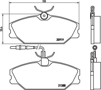 Magneti Marelli 363700468014 - Brake Pad Set, disc brake www.autospares.lv