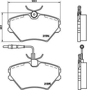 Magneti Marelli 363700468022 - Bremžu uzliku kompl., Disku bremzes www.autospares.lv