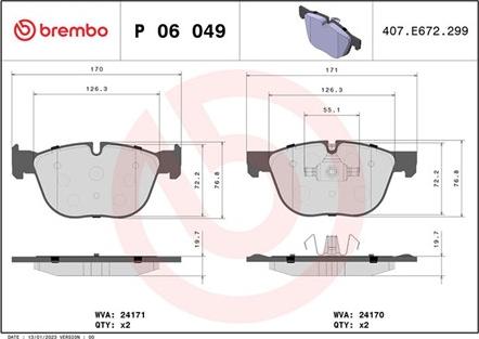 Magneti Marelli 363700406049 - Тормозные колодки, дисковые, комплект www.autospares.lv