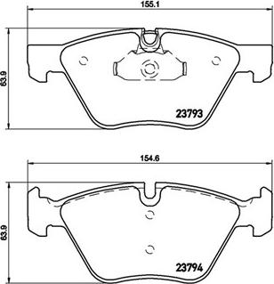 Magneti Marelli 363700406057 - Bremžu uzliku kompl., Disku bremzes www.autospares.lv