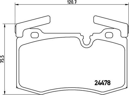 Magneti Marelli 363700406068 - Bremžu uzliku kompl., Disku bremzes www.autospares.lv