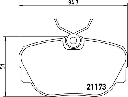 Magneti Marelli 363700406010 - Bremžu uzliku kompl., Disku bremzes www.autospares.lv