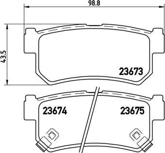 ADVICS-SEA R2N035T - Bremžu uzliku kompl., Disku bremzes www.autospares.lv