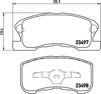 Magneti Marelli 363700416008 - Bremžu uzliku kompl., Disku bremzes www.autospares.lv