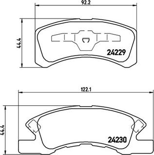 Magneti Marelli 363700416011 - Bremžu uzliku kompl., Disku bremzes www.autospares.lv