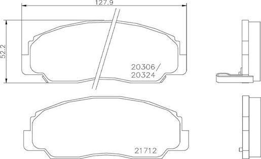 Magneti Marelli 363700416012 - Brake Pad Set, disc brake www.autospares.lv