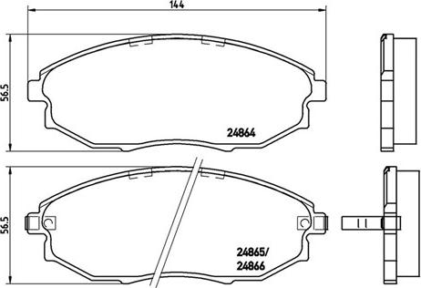 Magneti Marelli 363700410007 - Bremžu uzliku kompl., Disku bremzes www.autospares.lv