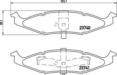 Magneti Marelli 363700411009 - Bremžu uzliku kompl., Disku bremzes www.autospares.lv