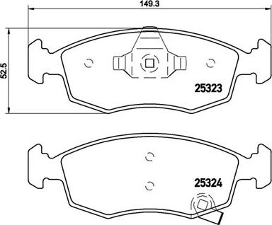 Magneti Marelli 363700411031 - Bremžu uzliku kompl., Disku bremzes www.autospares.lv