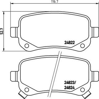 Magneti Marelli 363700411021 - Bremžu uzliku kompl., Disku bremzes www.autospares.lv