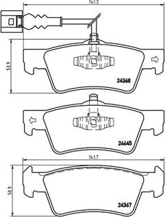 Magneti Marelli 363700485091 - Тормозные колодки, дисковые, комплект www.autospares.lv