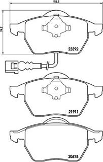 Magneti Marelli 363700485045 - Brake Pad Set, disc brake www.autospares.lv