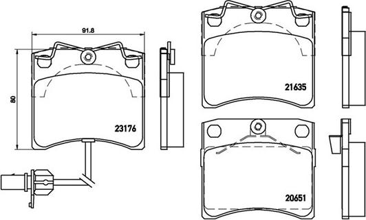 Magneti Marelli 363700485048 - Bremžu uzliku kompl., Disku bremzes autospares.lv