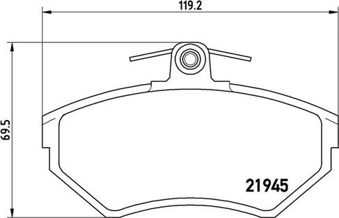 Magneti Marelli 363700485042 - Тормозные колодки, дисковые, комплект www.autospares.lv