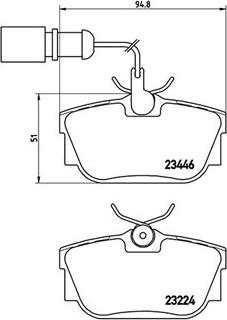 Magneti Marelli 363700485059 - Brake Pad Set, disc brake www.autospares.lv