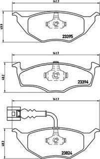 Magneti Marelli 363700485063 - Bremžu uzliku kompl., Disku bremzes www.autospares.lv