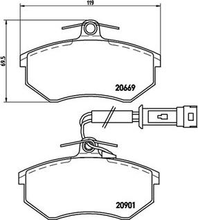 Magneti Marelli 363700485016 - Brake Pad Set, disc brake www.autospares.lv