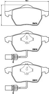 Magneti Marelli 363700585085 - Bremžu uzliku kompl., Disku bremzes www.autospares.lv