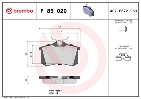 Magneti Marelli 363700485020 - Brake Pad Set, disc brake www.autospares.lv