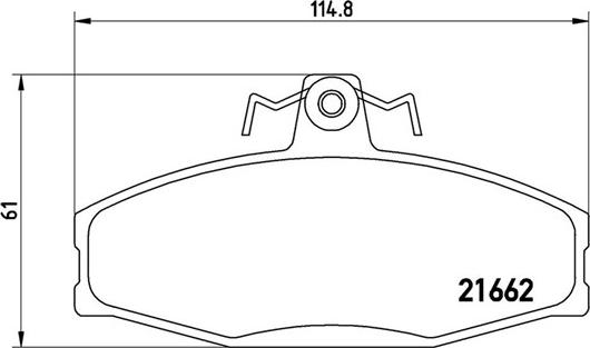 Magneti Marelli 363700485022 - Bremžu uzliku kompl., Disku bremzes www.autospares.lv