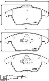 Magneti Marelli 363700485075 - Bremžu uzliku kompl., Disku bremzes www.autospares.lv