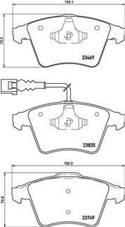 Magneti Marelli 363700485149 - Bremžu uzliku kompl., Disku bremzes www.autospares.lv