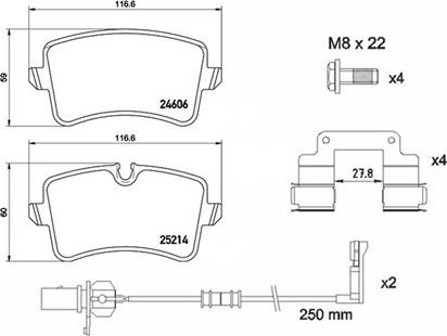 Magneti Marelli 363700485157 - Brake Pad Set, disc brake www.autospares.lv