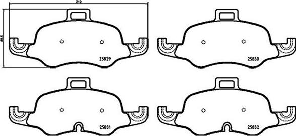 Magneti Marelli 363700485160 - Bremžu uzliku kompl., Disku bremzes www.autospares.lv