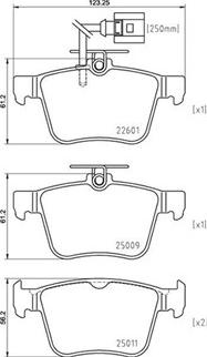 Magneti Marelli 363700485162 - Bremžu uzliku kompl., Disku bremzes www.autospares.lv