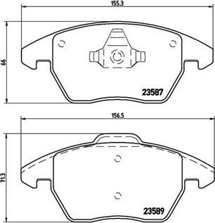 WXQP 341285 - Brake Pad Set, disc brake www.autospares.lv