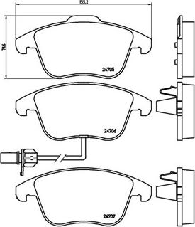 Magneti Marelli 363700485113 - Bremžu uzliku kompl., Disku bremzes www.autospares.lv