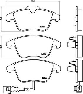 Magneti Marelli 363700485112 - Bremžu uzliku kompl., Disku bremzes autospares.lv