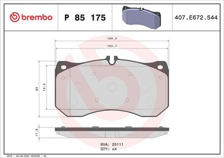 Magneti Marelli 363700485175 - Bremžu uzliku kompl., Disku bremzes www.autospares.lv