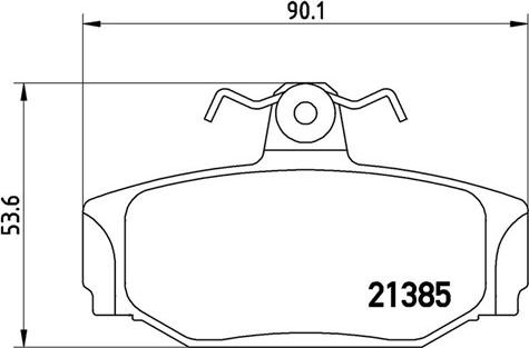 Magneti Marelli 363700486009 - Bremžu uzliku kompl., Disku bremzes www.autospares.lv