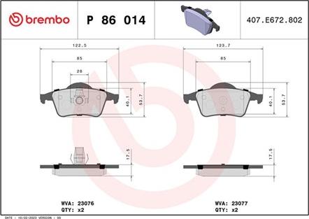 Magneti Marelli 363700486014 - Bremžu uzliku kompl., Disku bremzes www.autospares.lv