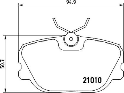 Magneti Marelli 363700486011 - Bremžu uzliku kompl., Disku bremzes www.autospares.lv