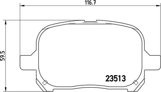 Magneti Marelli 363700483040 - Brake Pad Set, disc brake www.autospares.lv