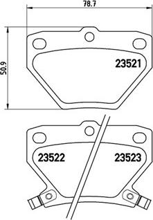 Magneti Marelli 363700483052 - Bremžu uzliku kompl., Disku bremzes www.autospares.lv