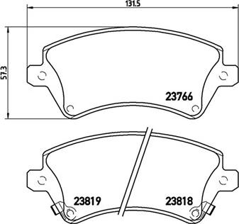 Magneti Marelli 363700483064 - Bremžu uzliku kompl., Disku bremzes www.autospares.lv