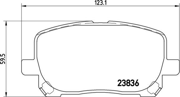 Magneti Marelli 363700483061 - Bremžu uzliku kompl., Disku bremzes www.autospares.lv