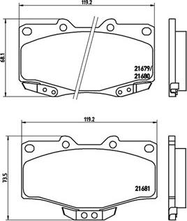 Magneti Marelli 363700483009 - Bremžu uzliku kompl., Disku bremzes www.autospares.lv