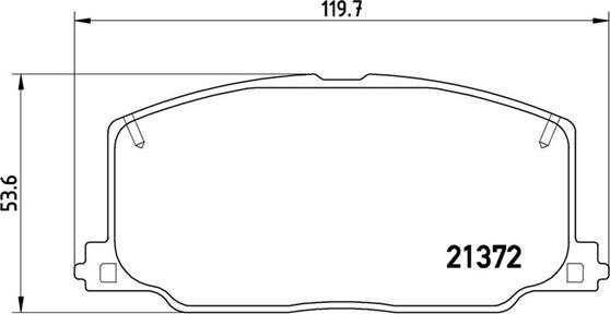 Magneti Marelli 363700483016 - Brake Pad Set, disc brake www.autospares.lv