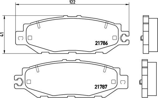 Magneti Marelli 363700483036 - Brake Pad Set, disc brake www.autospares.lv