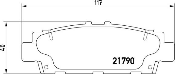 Magneti Marelli 363700483032 - Bremžu uzliku kompl., Disku bremzes www.autospares.lv