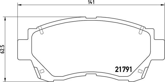 Magneti Marelli 363700483027 - Brake Pad Set, disc brake www.autospares.lv