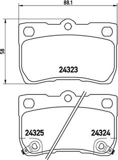 Magneti Marelli 363700483073 - Bremžu uzliku kompl., Disku bremzes autospares.lv