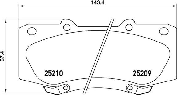 Magneti Marelli 363700483140 - Brake Pad Set, disc brake www.autospares.lv